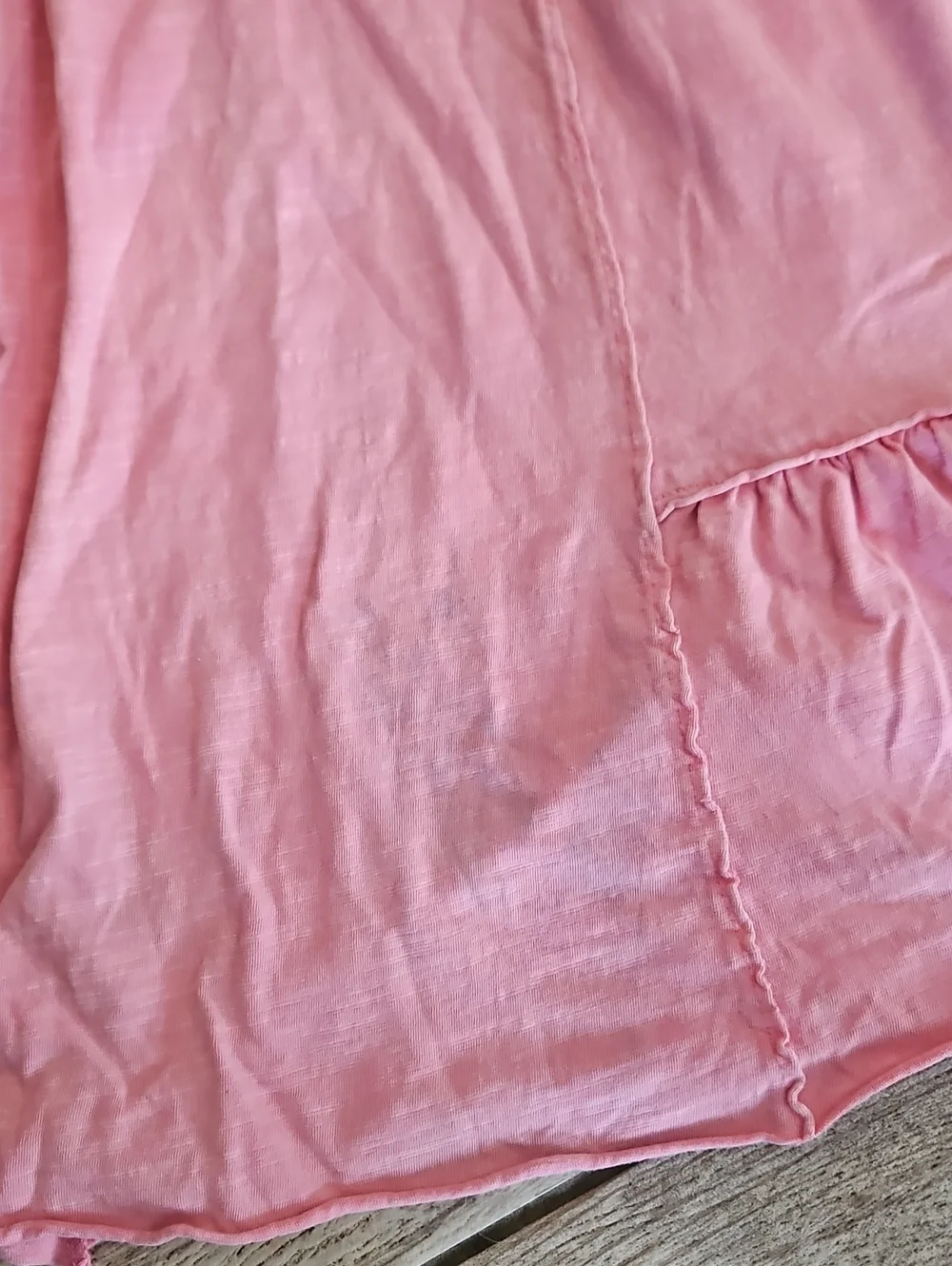 Pink Tiered Wide-Leg Palazzo Pants Size Small
